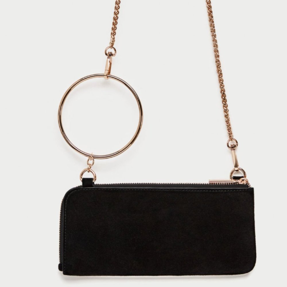 ZARA Crossbody Bag Black